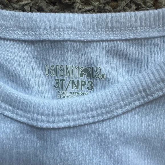 NWT *Set of 2* Girls Garanimals Tank Tops; Pink/White; Size 3T - Picture 4 of 8
